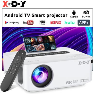 XGODY X1 8K TV-PROJEKTORIUS+VIRŠ 2000 GOOGLE TV KANALŲ NEMOKAMAI!-0
