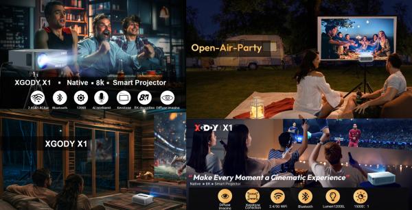 XGODY X1 8K TV-PROJEKTORIUS+VIRŠ 2000 GOOGLE TV KANALŲ NEMOKAMAI!-3