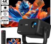 XGODY A6 4K TV-PROJEKTORIUS+VIRŠ 2000 GOOGLE TV KANALŲ NEMOKAMAI!-0