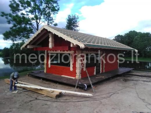 Rankų darbo rąstiniai, skydiniai, karkasiniai namai ir pirtys-6