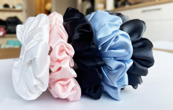 100% Mulberry šilko plaukų gumelės-6