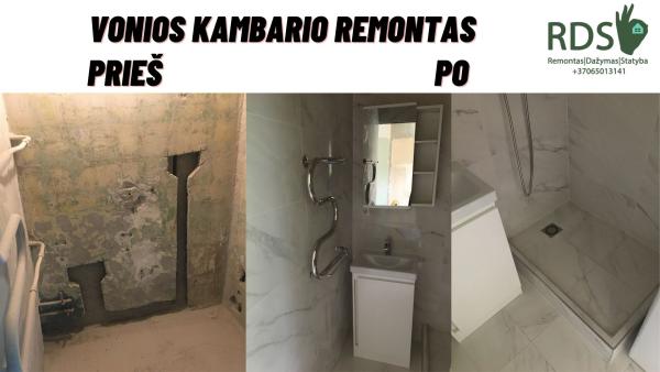 Vidaus apdailos darbai, statybos darbai-6