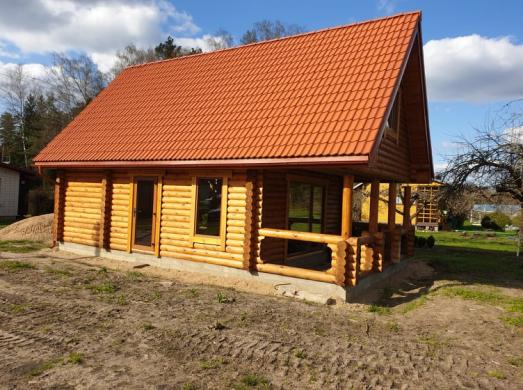 Naujos statybos rąstų namas sodyba Piliuonoje-5