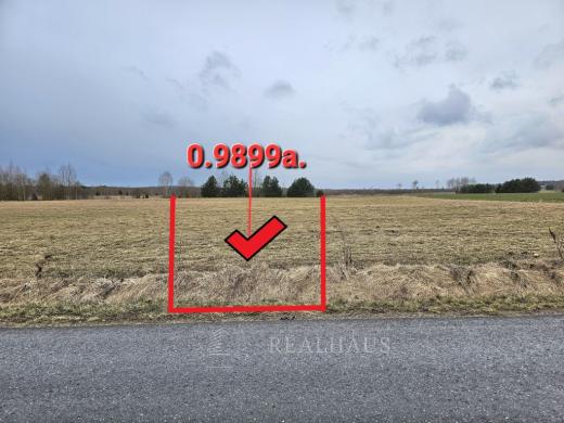 0,9899 ha žemės sklypas Vilniaus r. sav., Rudaminos sen., Katkų k.-4