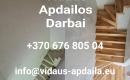 Apdailos darbai, Glaistymas, Dažymas-3