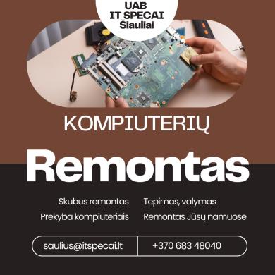 Kompiuterių remontas! Atvykstame į namus ir įmones!-0