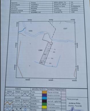 Žemės ūkio paskirties 6.57 ha su mišku Anykščių r.-3