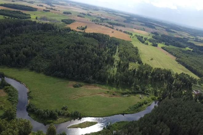 Žemės ūkio paskirties 6.57 ha su mišku Anykščių r.-0