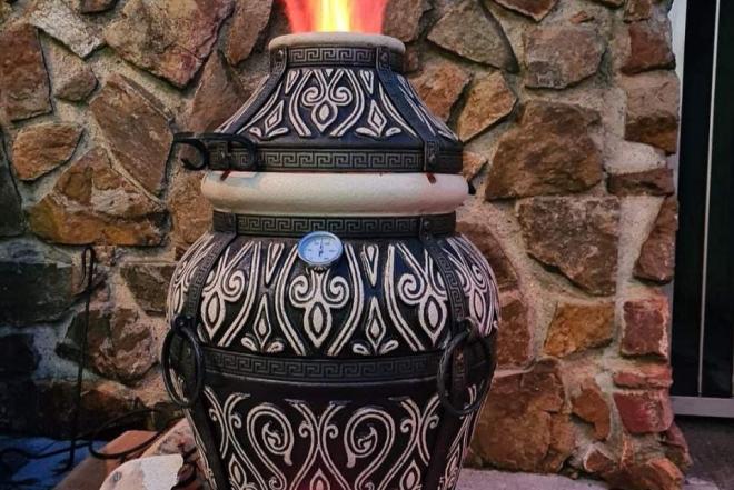 Tandoor ASIA 100L | XXL kepsninė, rankų darbo-0