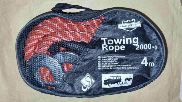 Automobilių vilkimo lynas Kauftec, 4 m, 1 vnt.-1