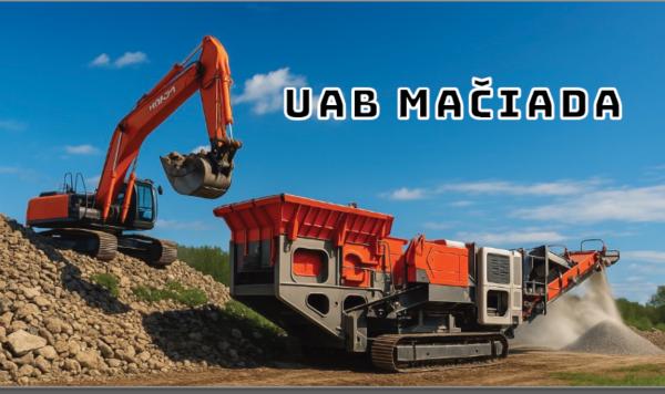 Akmenų/betono  malinas , pastatų griovimas-0
