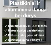 Plastikiniai ir aliumininiai langai bei durys, Vilnius-0