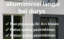 Plastikiniai ir aliumininiai langai bei durys, Vilnius-0