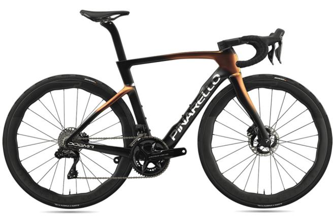 2025 Pinarello Dogma F Dura Ace Di2 - Luxter Red Gold Road Bike (WAREHOUSEBIKE)-0
