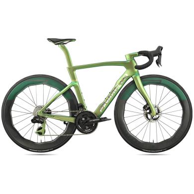 2025 Pinarello Dura Ace Di2 - SRM Crankset - Luxter Green 1k Road Bike (WAREHOUSEBIKE)-0