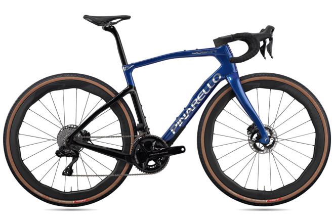 2025 Pinarello Dogma GR Shimano Dura Ace Di2 2x12 - Luxter Blue Shiny Road Bike (WAREHOUSEBIKE)-0