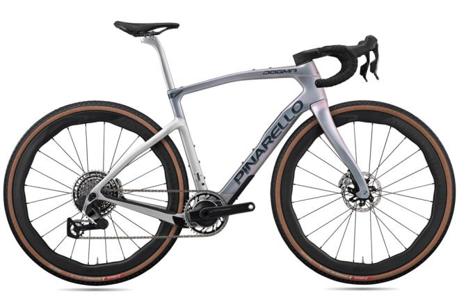 2025 Pinarello Dogma GR Shimano Dura Ace Di2 2x12 - Interstellar Grey Matt Road Bike (WAREHOUSEBIKE)-0
