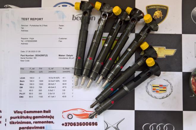 Kuro purkštukai Mercedes-E220. 28342997-0