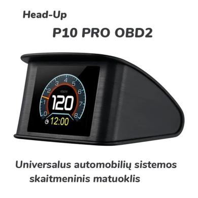 Automobilių sistemos skaitmeninis matuoklis P10-PRO OBD2-0