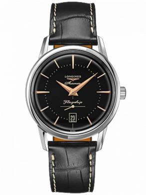 Longines Mens Flagship Heritage Automatic Watch L4.795.3.58.7-2