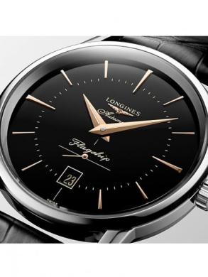 Longines Mens Flagship Heritage Automatic Watch L4.795.3.58.7-3