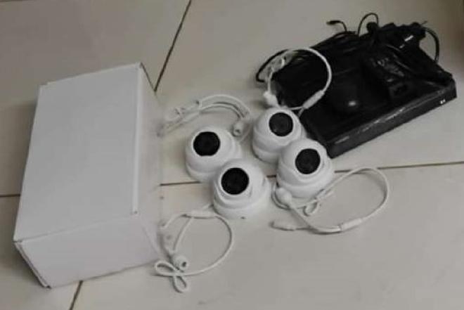 4 Longse 8mp kameros + laidai, NVR, komplektas be disko-0
