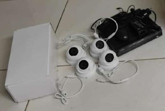 4 Longse 8mp kameros + laidai, NVR, komplektas be disko-0