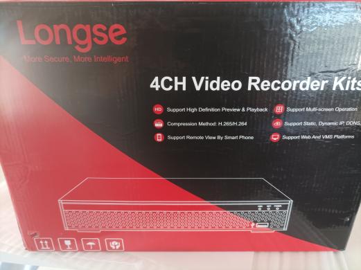 4 Longse 8mp kameros + laidai, NVR, komplektas be disko-7
