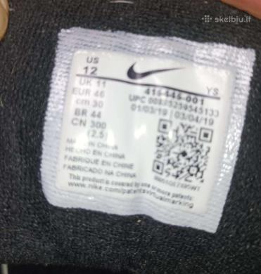 Kedai nike monarch, 46 dydis, juodi-6
