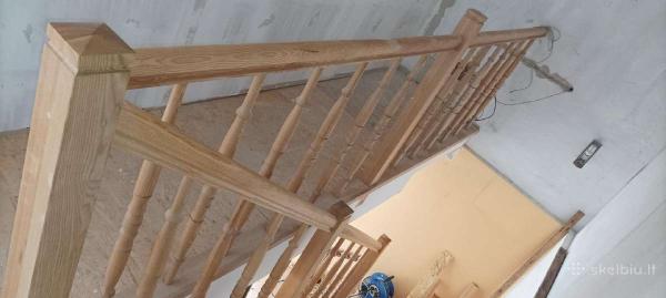 Laiptų balkono tvorelė-aptvėrimas, 3,6m.-4