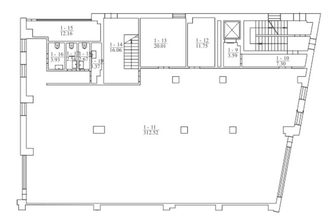 Nuomojamos 365,77 kv.m. Komercinės patalpos Naujoji Uosto g. 1 aukštas-0