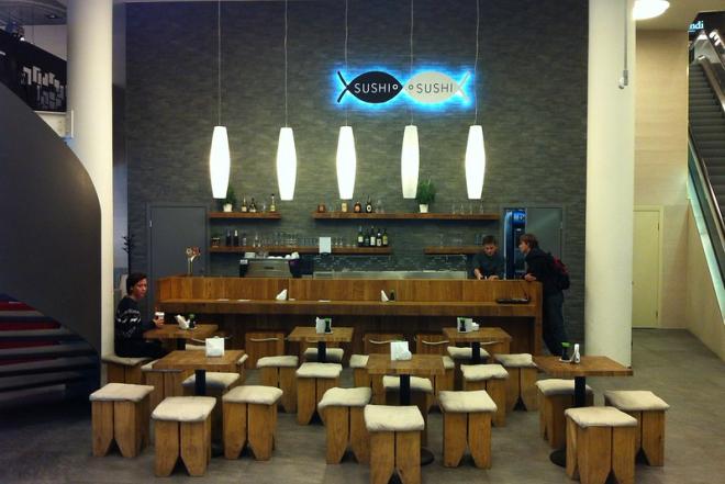 Parduodamas ąžuolinis sushi baras-0