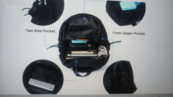 Kuprinė vid. dydžio, juoda-5