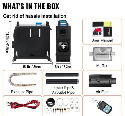 Naujas kokybiškas mobilus dyzelinis oro šildytuvas-4