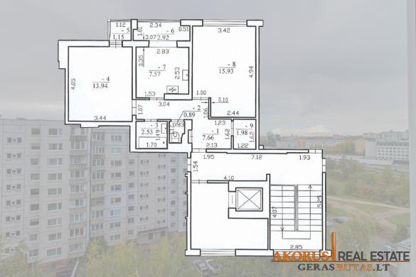 gerasbutas.lt - kosmetiškai suremontuotas butas, toliau nuo pagrindinių gatvių-0