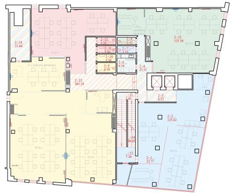 Išnuomojamos įvairios pilnai paruoštos patalpos centre Naujoji Uosto g. Klaipėda-1