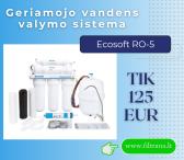 Nauja Ecosoft RO5 geriamojo vandens valymo sistema-0