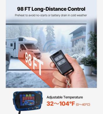 Naujas dyzelinis oro šildytuvas 8 kW (12–24 V)-3