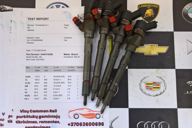 Kuro purkštukai Kia-Carens. 0445110258-0