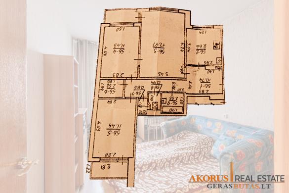 Gerasbutas - Tvarkingas, erdvus butas su dviem sandėliukais ir rūsiu-3