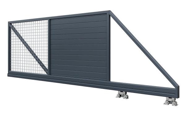 Segmentinių tvorų montavimas, Kiemo vartų / vartelių montavimas kaune-1