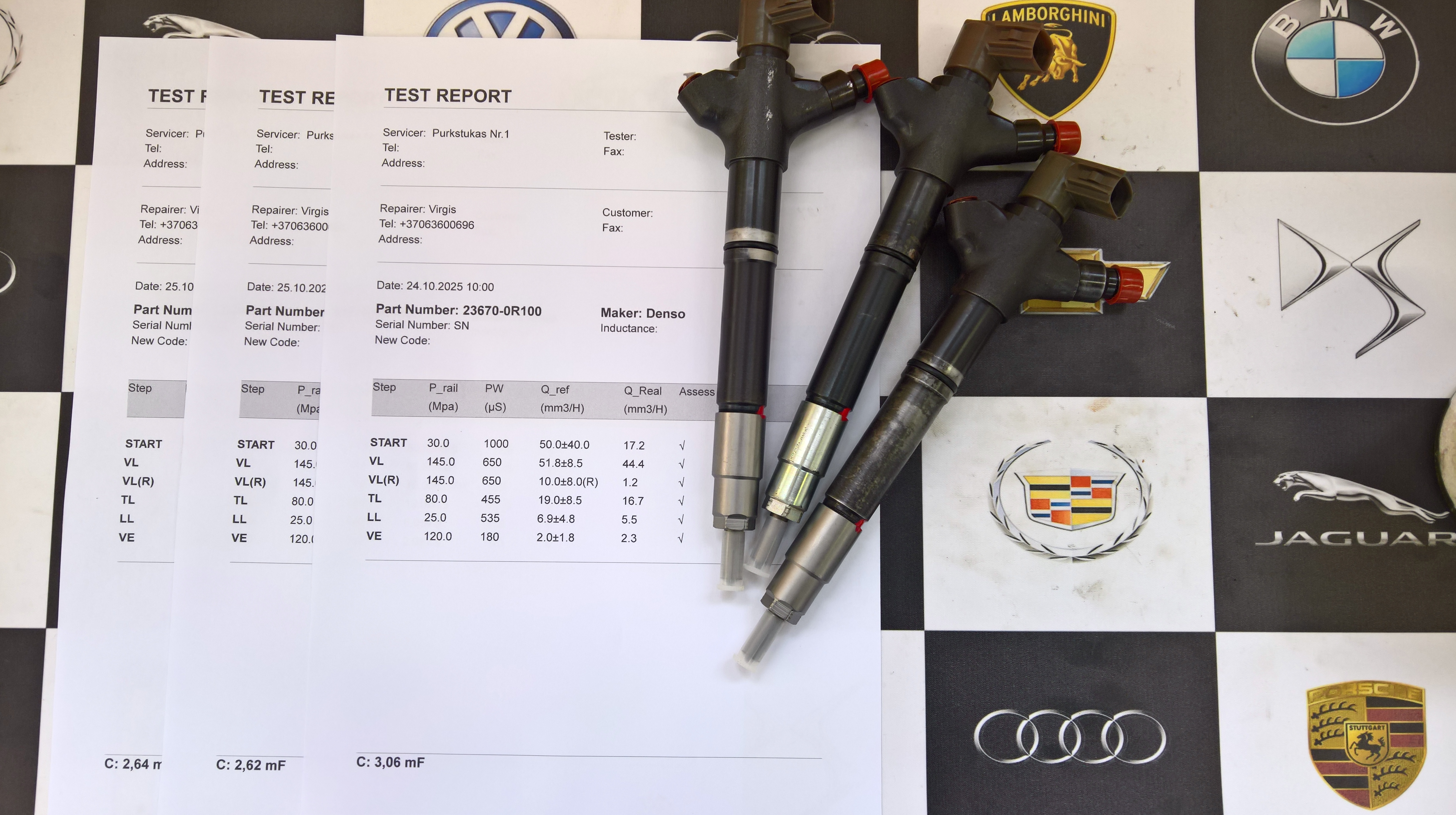 Kuro purkštukai Toyota-Avensis. 23670-0R100-0