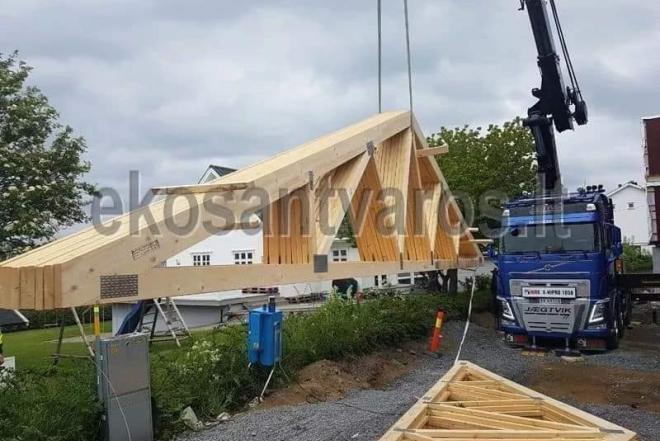 Stogo konstrukcijų (santvarų) gamyba ir montavimas-0