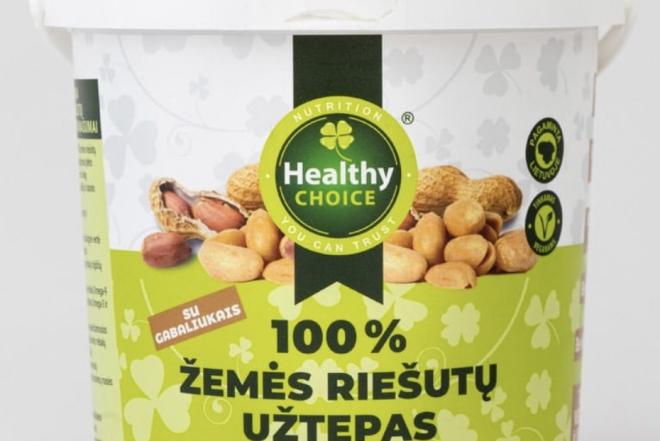Healthy Choice papildai + riešutų sviestas – Gera kaina!-0