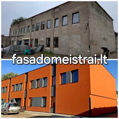 Fasadų šiltinimas, dekoras.Klaipėda 860394321-7