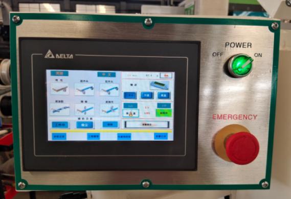 20-09-509 Kraštų užklijavimo staklės WOODLAND MACHINERY (su lankstų gręžimo funkcija)  (naujos)-1