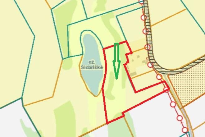 Parduodamas 1,808 ha žemės ūkio paskirties sklypas Varėnos r., Kucakiemio k., prie Sidariškių ežero.-0