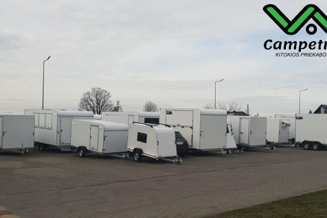 Kietašonės priekabos lengviesiems automobiliams-0
