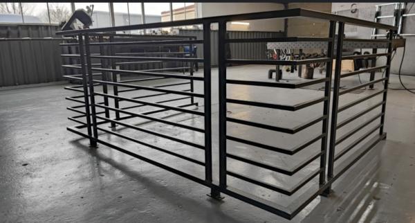 Balkono laiptų turėklai vartai tvoros-7