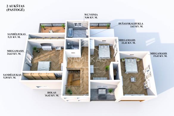 Klaipėdos r. sav., Gargždų m., Užuovėjos g., mūrinis namas-6